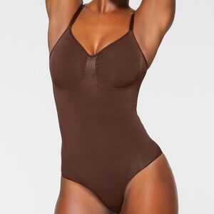 SKIMS Brown brief Shapewear Bodysuit